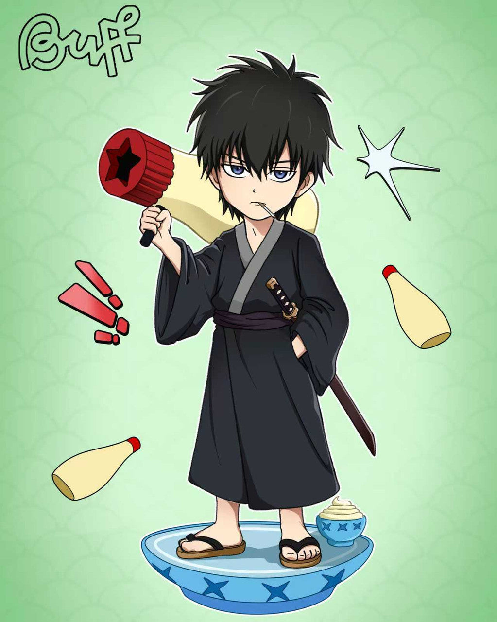 [Pre-Order] Buff Studio - Statue - Gintama - Sakata Gintoki