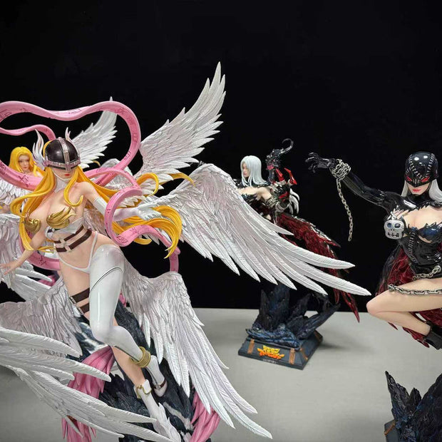 [Warehouse in Stock] Dragon STUDIO - Statue - Digimon - Angewomon & Lady Devimon