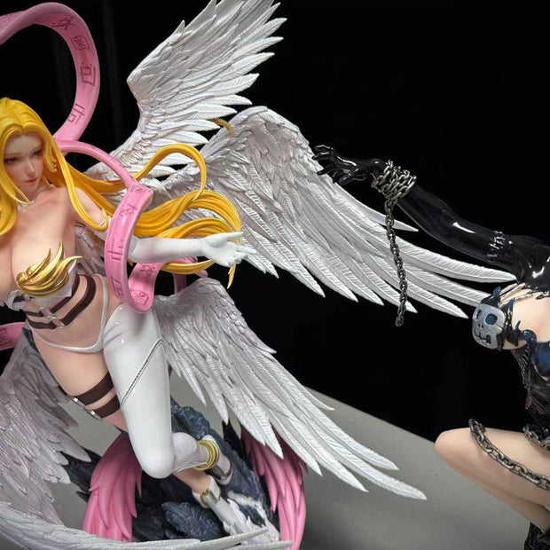 [Warehouse in Stock] Dragon STUDIO - Statue - Digimon - Angewomon & Lady Devimon