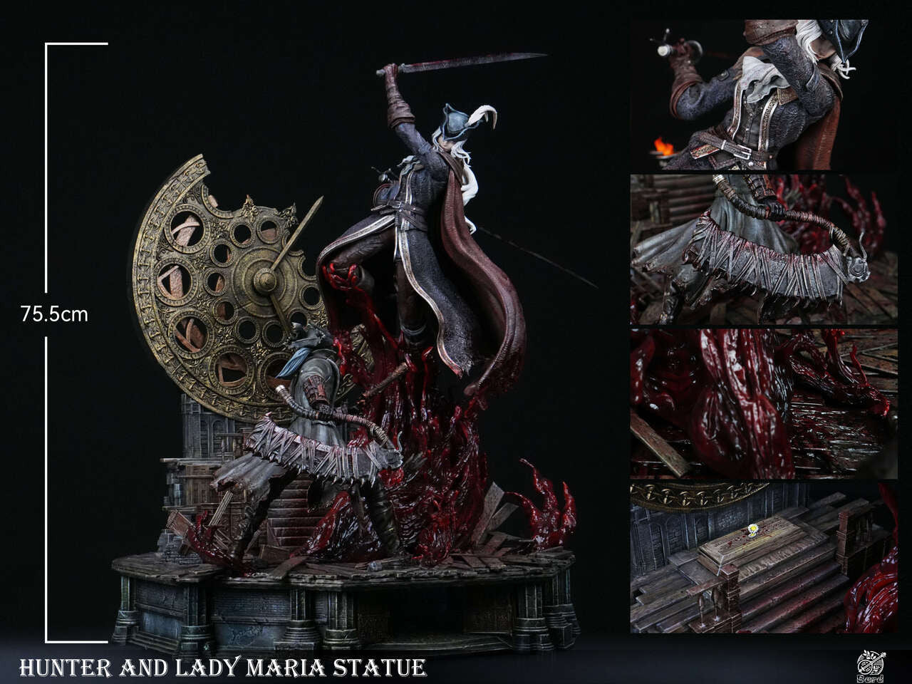 [Pre-Order] Bard Studio - Statue - Bloodborne - Fight in the Astral Clock Tower Lady Maria vs. Hunter