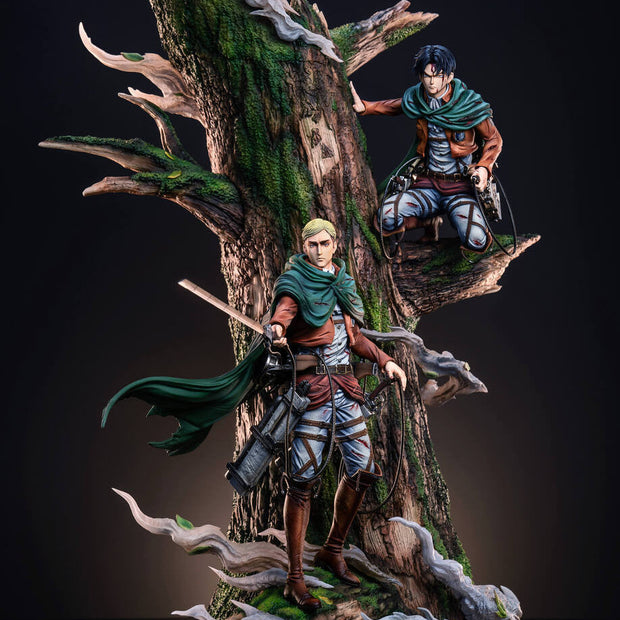[Pre-OrderClosed] Hertz Studio  - Statue - Attack on Titan - The sharpest sword Levi & Erwin
