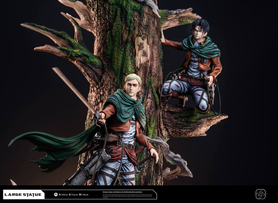 [Pre-OrderClosed] Hertz Studio  - Statue - Attack on Titan - The sharpest sword Levi & Erwin