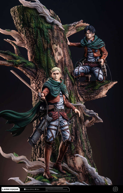 [Pre-OrderClosed] Hertz Studio  - Statue - Attack on Titan - The sharpest sword Levi & Erwin