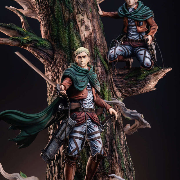 [Pre-OrderClosed] Hertz Studio  - Statue - Attack on Titan - The sharpest sword Levi & Erwin