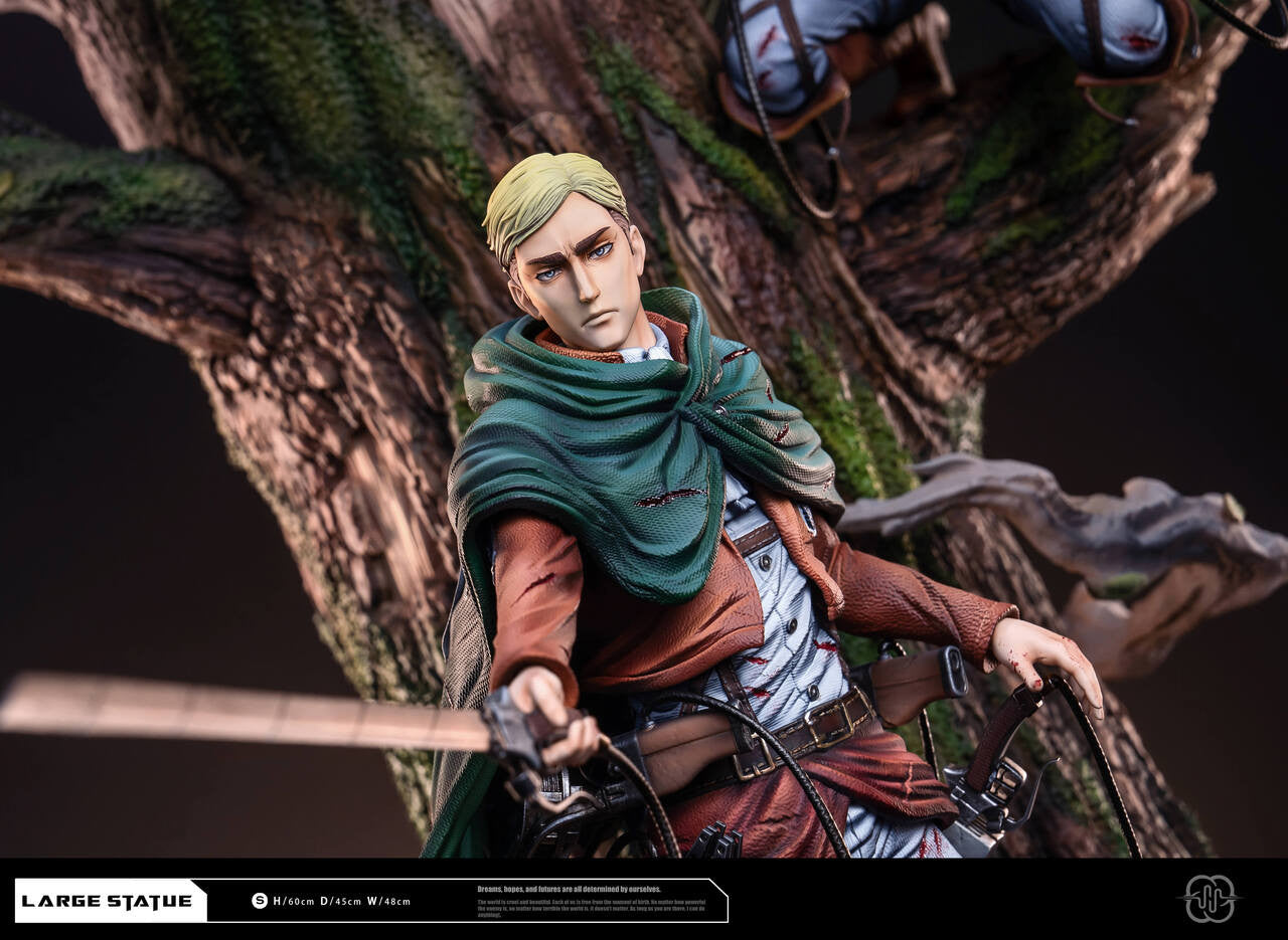 [Pre-OrderClosed] Hertz Studio  - Statue - Attack on Titan - The sharpest sword Levi & Erwin