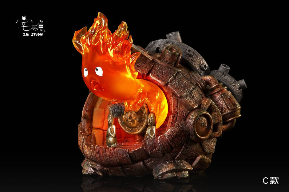 [Pre-Order] ZJB Studio - Statue - Howl's Moving Castle - Hayao Miyazaki Desktop Series Castle Calcifer