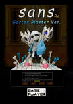 [Warehouse in Stock] GAME PLAYER Studio - Undertale - SANS-GB Gun Version