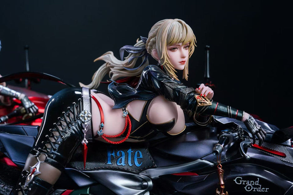 [Warehouse in Stock] DT Studio & UME Studio - Statue - Fate Series - Saber Alter Artria Pendragon Motorcycle