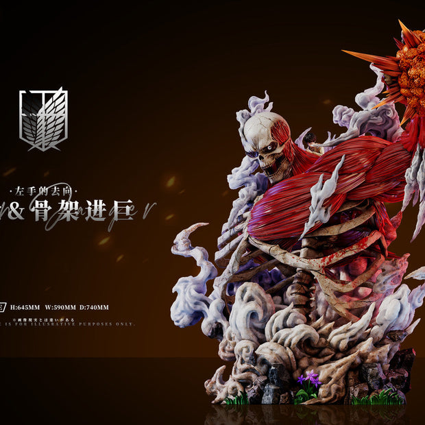 [Pre-Order] AZ Studio - Statue - Attack On Titan - Eren Skeleton Attack On Titan with LED