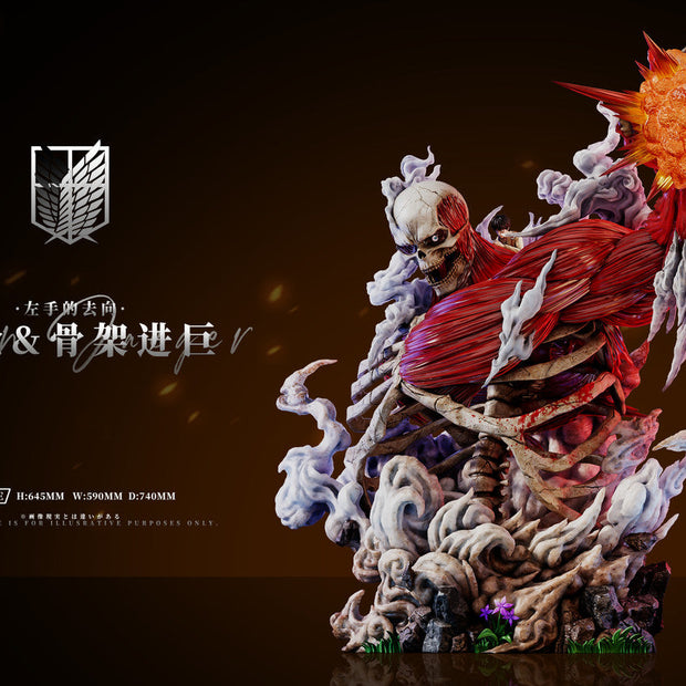 [Pre-Order] AZ Studio - Statue - Attack On Titan - Eren Skeleton Attack On Titan with LED