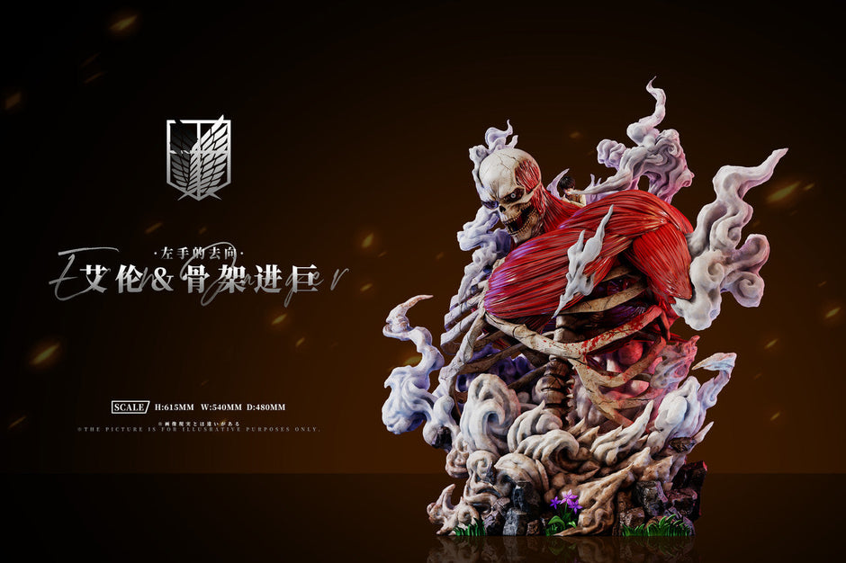 [Pre-Order] AZ Studio - Statue - Attack On Titan - Eren Skeleton Attack On Titan with LED