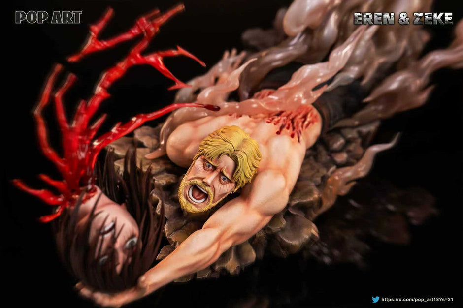 [Pre-Order] POP.ART Studio - Statue - Attack on Titan - Catch The Head Eren & Zeke