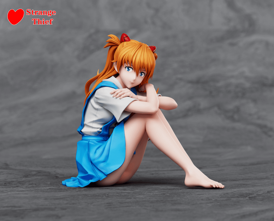 [Pre-Order] Strange Thief Studio - Statue - Neon Genesis Evangelion - School Uniform Asuka & School Uniform Rei Ayanami