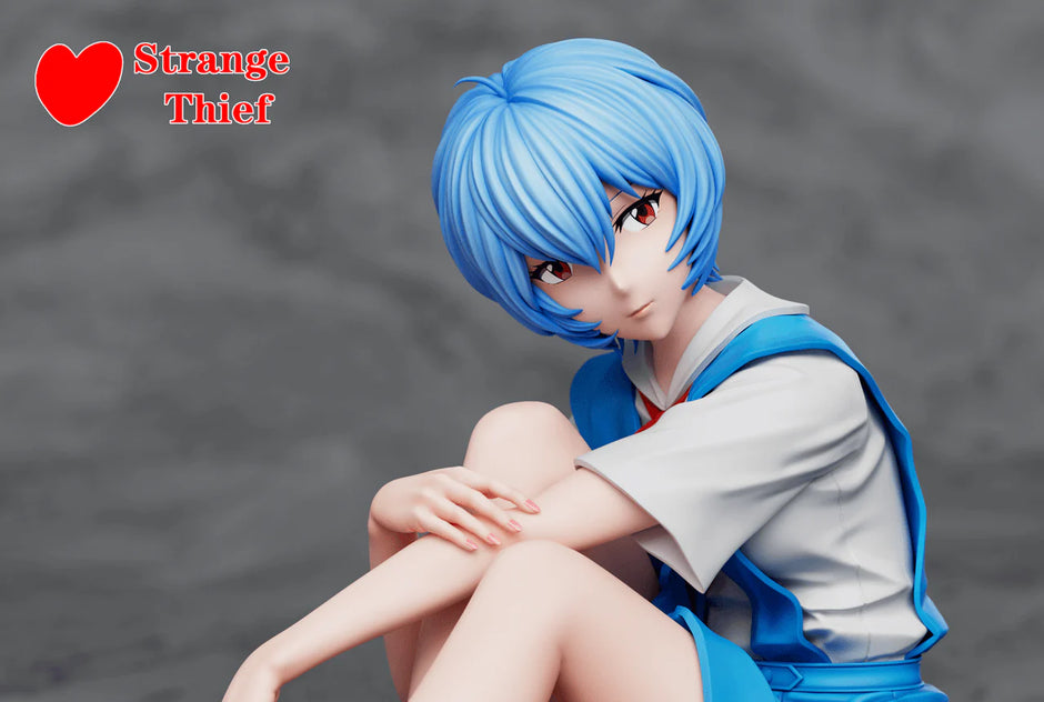 [Pre-Order] Strange Thief Studio - Statue - Neon Genesis Evangelion - School Uniform Asuka & School Uniform Rei Ayanami