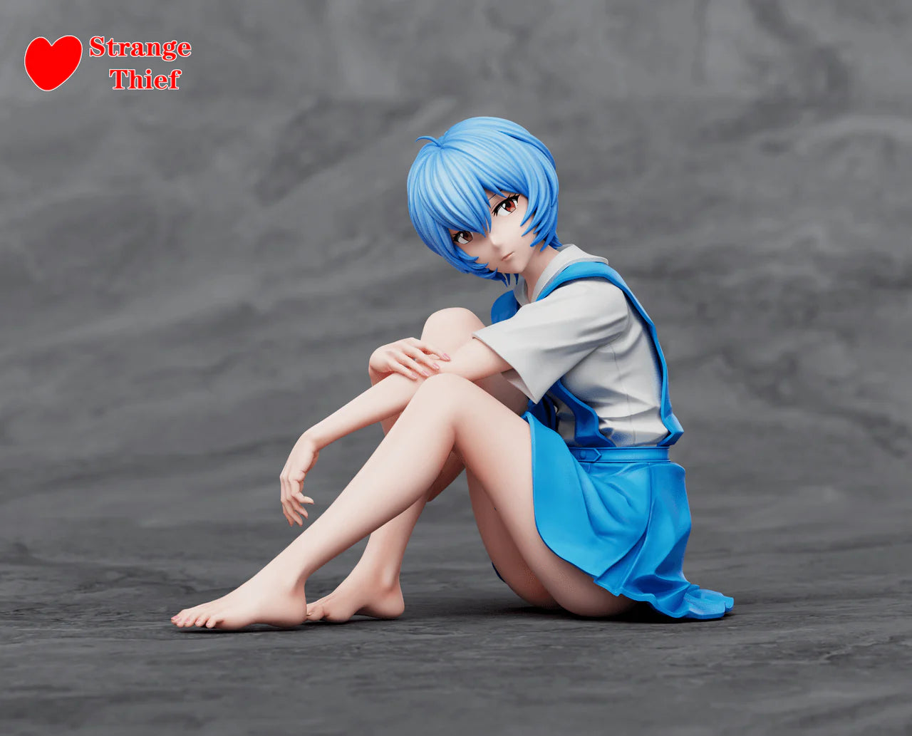 [Pre-Order] Strange Thief Studio - Statue - Neon Genesis Evangelion - School Uniform Asuka & School Uniform Rei Ayanami
