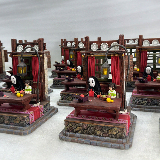 [Warehouse in Stock] Shen Yin Studio - Statue - Spirited Away - Silhouette Moment Series Spirited Away No-Face Man & Chihiro Ogino