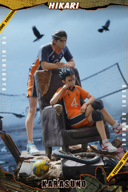 [Pre-Order] HIKARI Studio - Statue - Haikyuu!! - Yu Nishinoya & Asahi Azumane