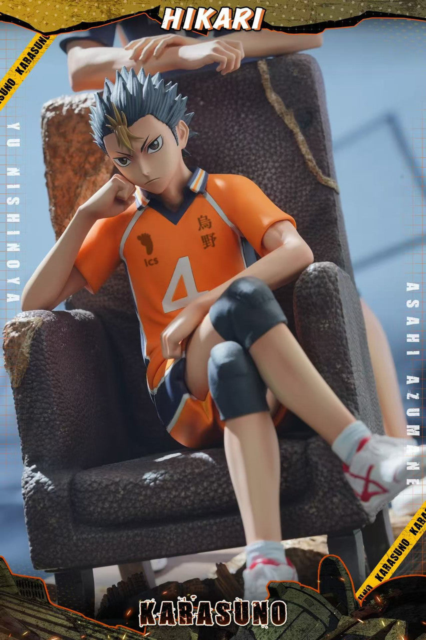 [Pre-Order] HIKARI Studio - Statue - Haikyuu!! - Yu Nishinoya & Asahi Azumane