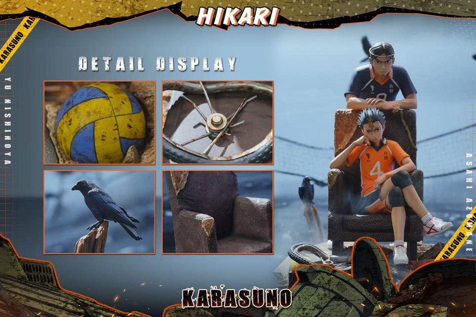 [Pre-Order] HIKARI Studio - Statue - Haikyuu!! - Yu Nishinoya & Asahi Azumane