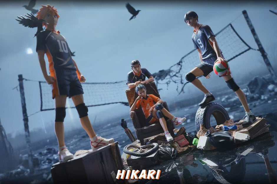 [Pre-Order] HIKARI Studio - Statue - Haikyuu!! - Yu Nishinoya & Asahi Azumane