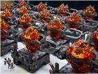 [Warehouse in Stock] Shen Yin Studio - Statue - Howl's Moving Castle - Contract Magic Canon Calcifer with LED Bracket Version