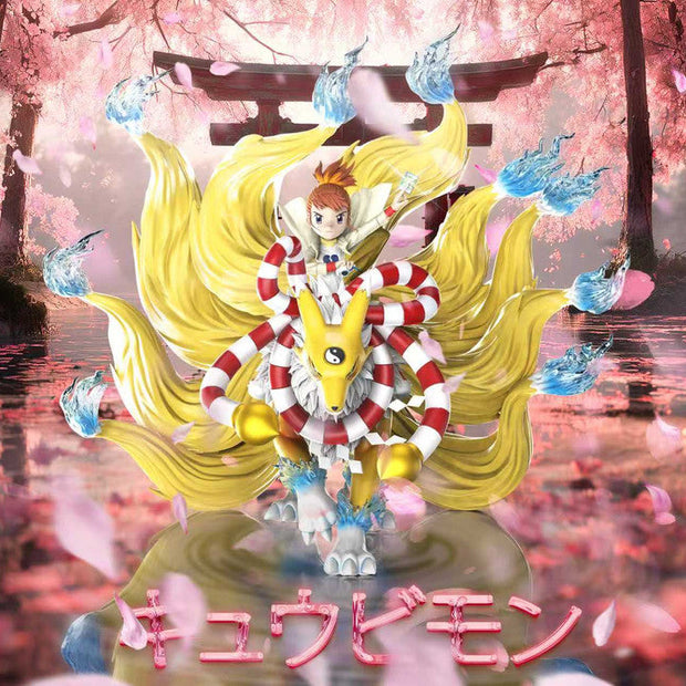 [Pre-Order] DMX Studio - Statue - Digimon - Adventure 3 Makino Ruki & Kyubimon & Renamon