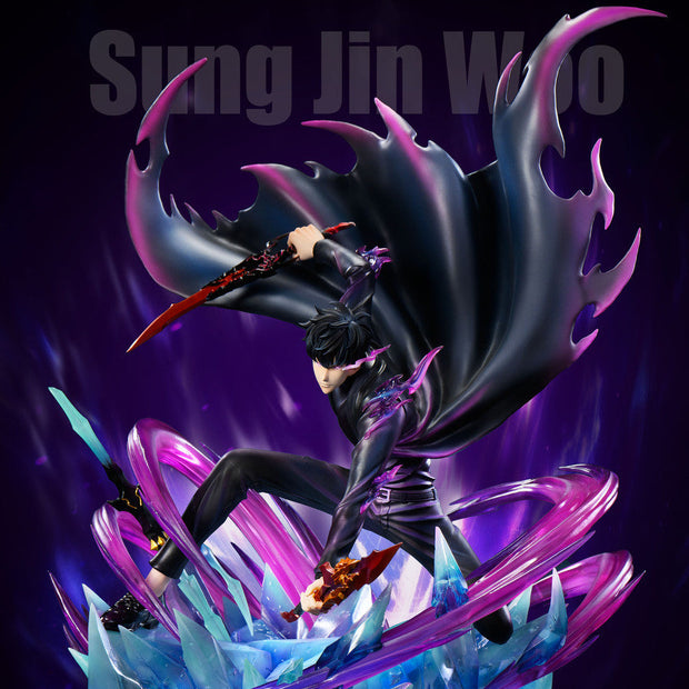 [Pre-Order] Noc Studio - Statue - Solo Leveing - Sung Jin Woo Squatting pose with LED