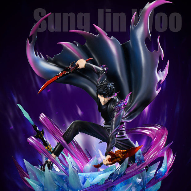 [Pre-Order] Noc Studio - Statue - Solo Leveing - Sung Jin Woo Squatting pose with LED