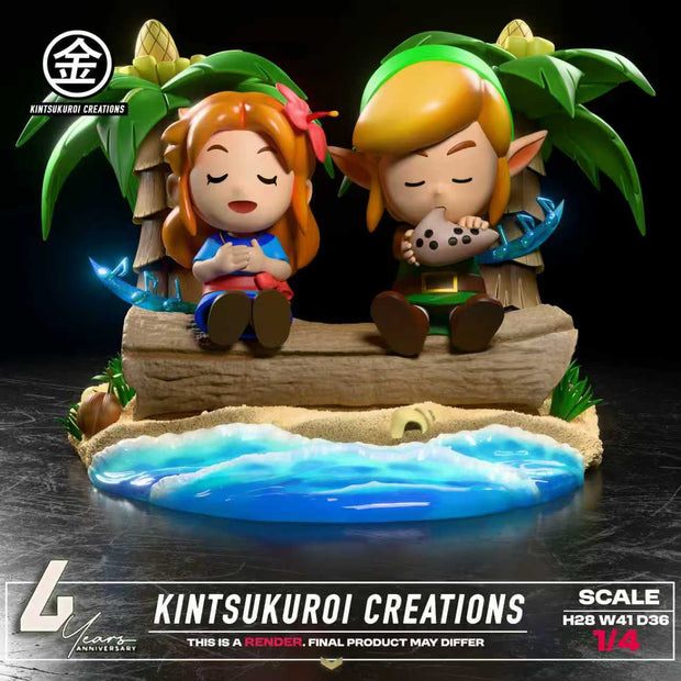[Pre-Order] Kintsukuroi creations Studio - Statue - The Legend of Zelda - LINK AND MARIN 14 DIORAMA