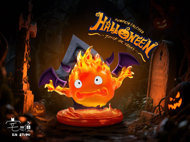 [Pre-Order] ZJB Studio - Statue - Howl's Moving Castle - Halloween Demon Pumpkin Calcifer