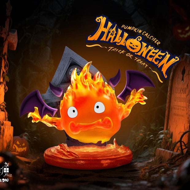 [Pre-Order] ZJB Studio - Statue - Howl's Moving Castle - Halloween Demon Pumpkin Calcifer