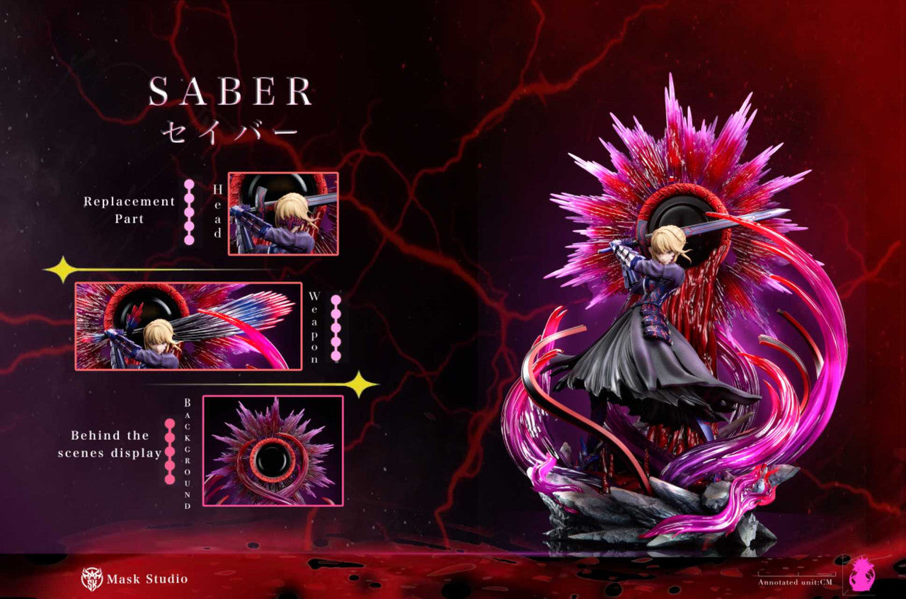 [Pre-Order] Mask Studio - Statue - Fate/stay night - Heaven's Feel Saber Alter/Black Saber