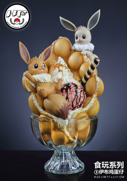 [Pre-Order] King Finger Studio - Statue - Eevee Egg Waffle Pokémon