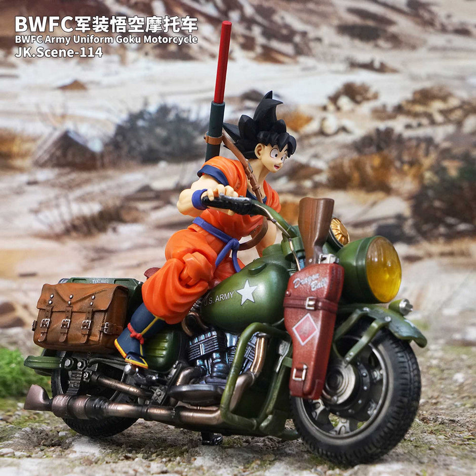 [Pre-Order Closed] Jacksdo Studio - Statue - DB Title Page Vehicle Military Motorcycle - Dragon Ball