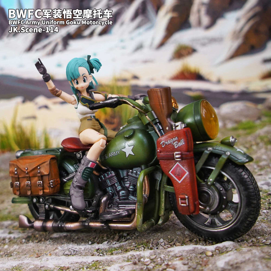 [Pre-Order Closed] Jacksdo Studio - Statue - DB Title Page Vehicle Military Motorcycle - Dragon Ball