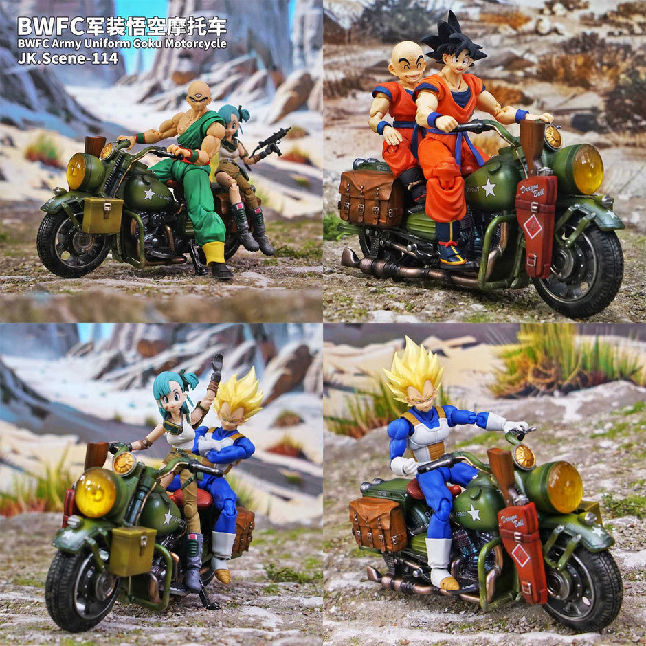 [Pre-Order Closed] Jacksdo Studio - Statue - DB Title Page Vehicle Military Motorcycle - Dragon Ball