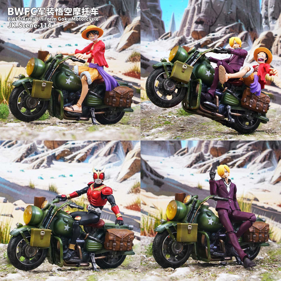 [Pre-Order Closed] Jacksdo Studio - Statue - DB Title Page Vehicle Military Motorcycle - Dragon Ball