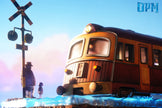 [Pre-Order] OPM Studio - Statue - Spirited Away - Bus on the sea with LED