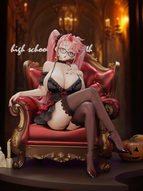 [Pre-Order] Green tea Studio - Statue - Saya Takagi Halloween Party - Highschool of the Dead