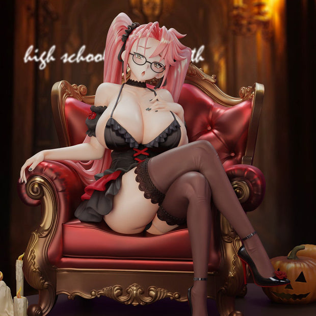 [Pre-Order] Green tea Studio - Statue - Saya Takagi Halloween Party - Highschool of the Dead