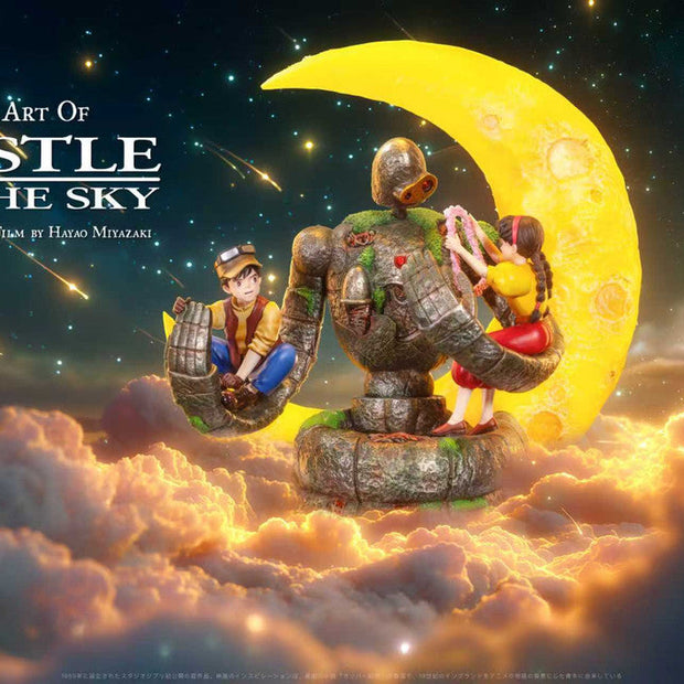 [Pre-Order] Wu Yu Studio - Statue - Castle in the Sky - Embrace of Love Laputian Robo X Sheeta X Pazu