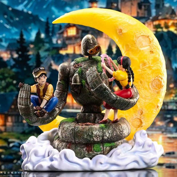 [Pre-Order] Wu Yu Studio - Statue - Castle in the Sky - Embrace of Love Laputian Robo X Sheeta X Pazu