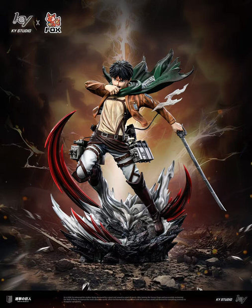 [Pre-Order] Fox Studio X KY Studio - Statue - #1 Eren - Attack on Titan