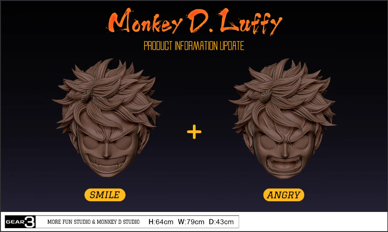 [Pre-Order] More Fun Studio X Monkey D. Studio - Statue - GEAR3 Luffy One Piece