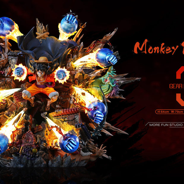 [Pre-Order] More Fun Studio X Monkey D. Studio - Statue - GEAR3 Luffy One Piece