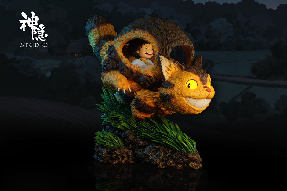[Pre-Order] Shen Yin Studio - Statue - My Neighbor Totoro - Mei & Cat Bus with LED