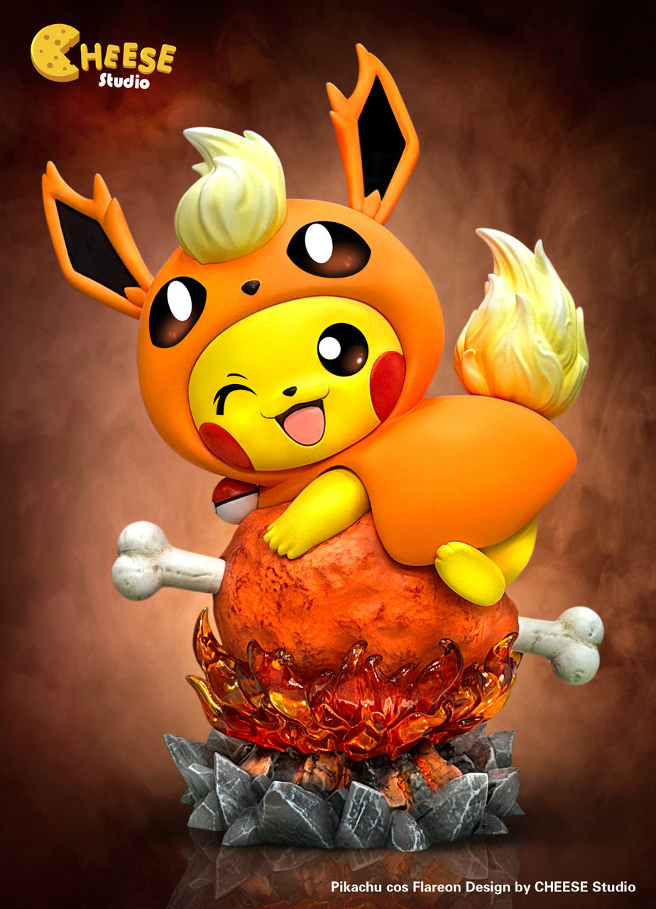 [Pre-Order Closed] CHEESE Studio - Statue - Pokémon Pikachu cosplaying as Flareon