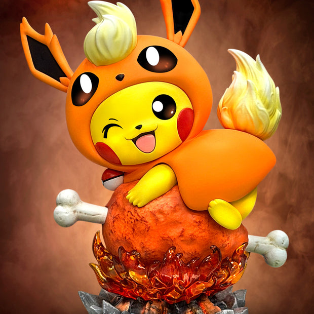 [Pre-Order Closed] CHEESE Studio - Statue - Pokémon Pikachu cosplaying as Flareon