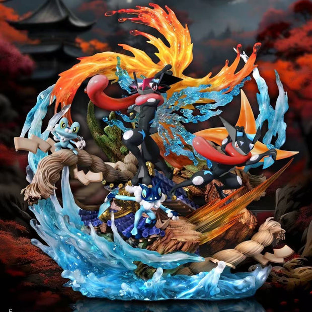 [Pre-Order] 666 Studio - Statue - Mega Greninja Water Shuriken All Out Pokémon