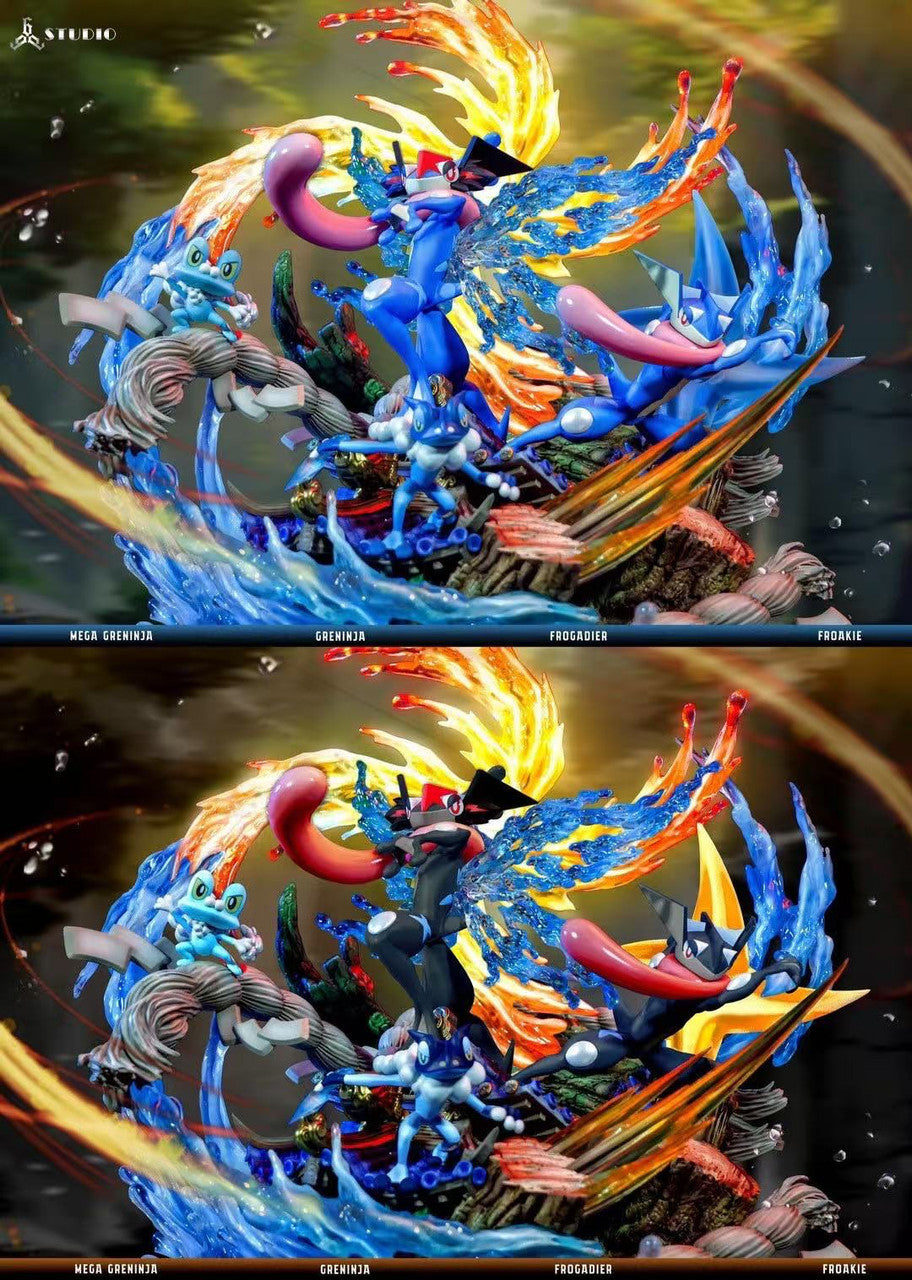 [Pre-Order] 666 Studio - Statue - Mega Greninja Water Shuriken All Out Pokémon